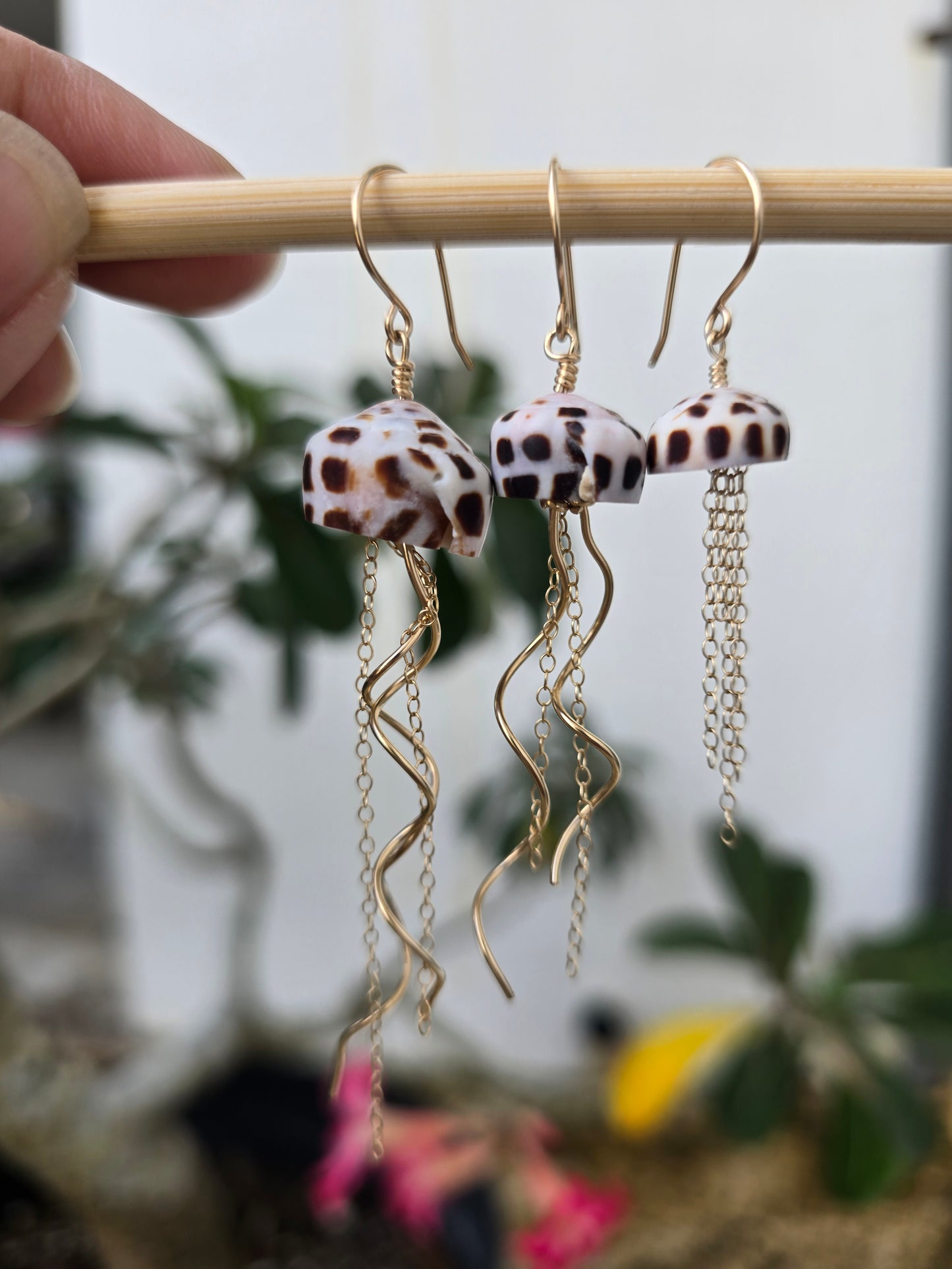 Coneshell Jellyfish earrings