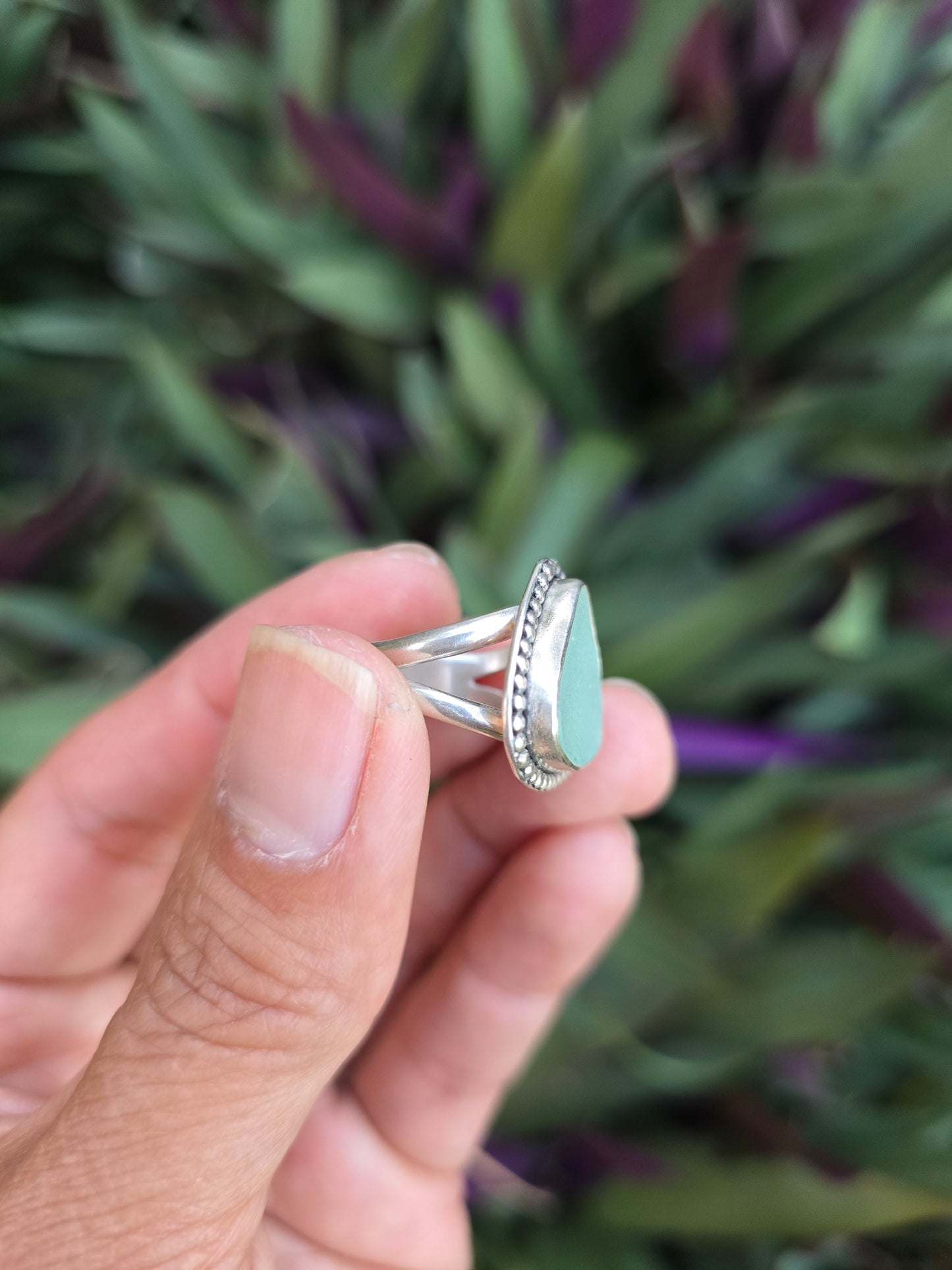 Seafoam Green Ring