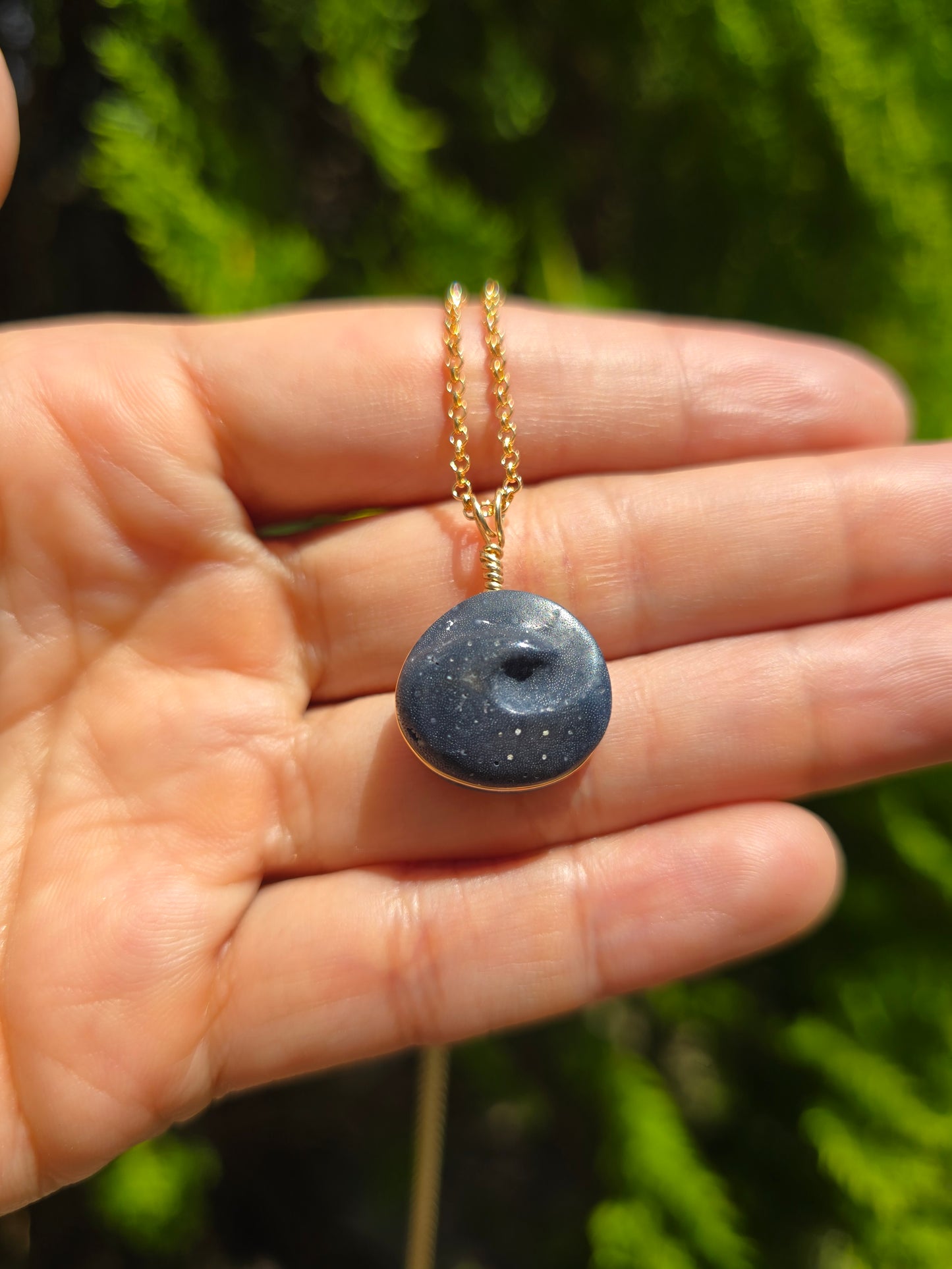 Blue Coral Nåpu necklace