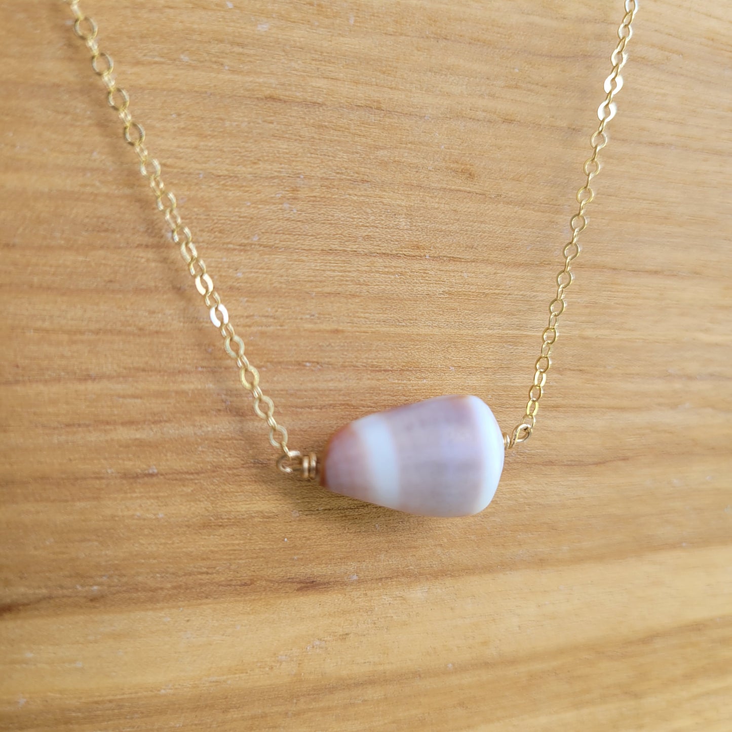 Gold Cone Shell Necklace