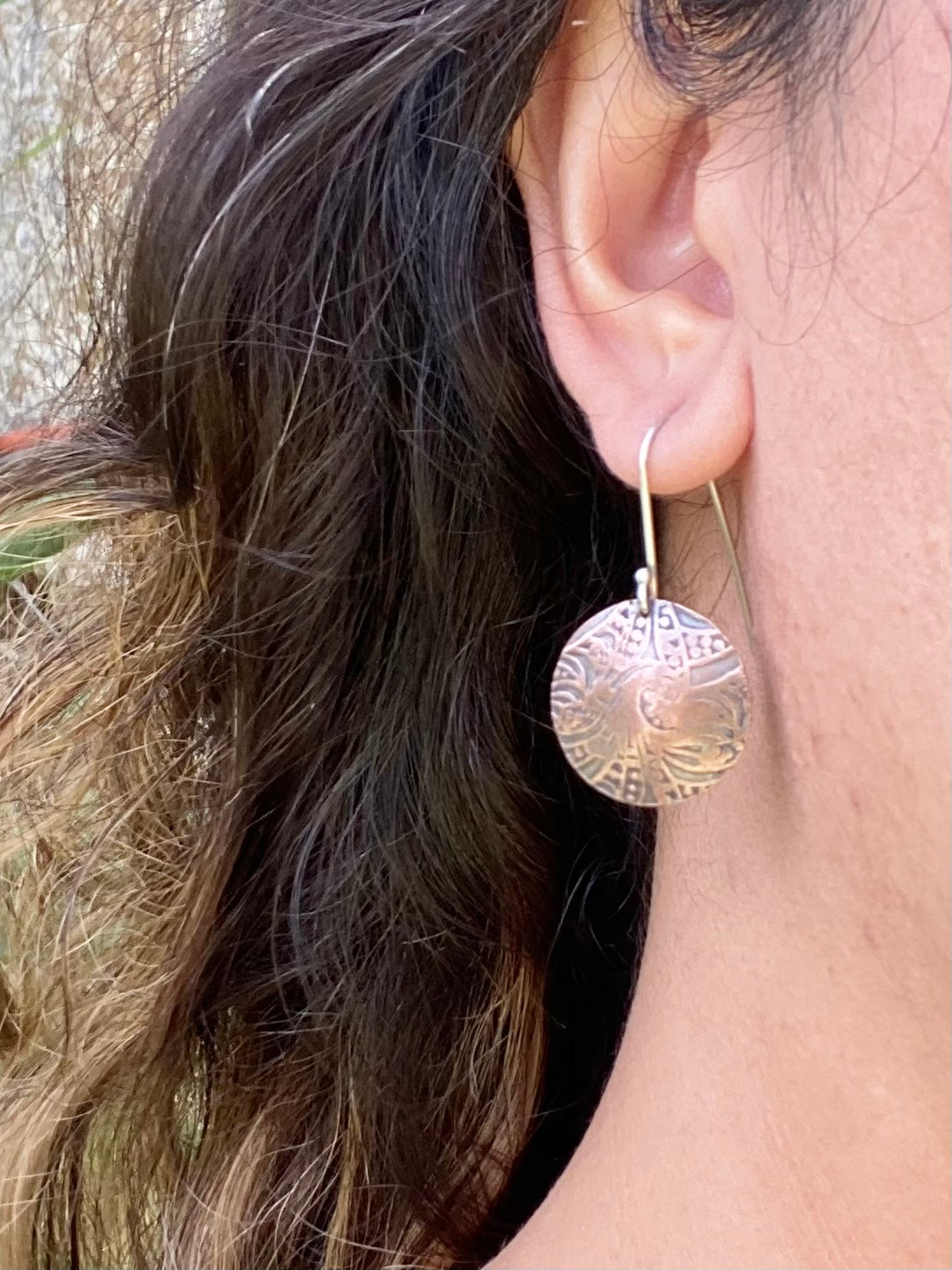 Breaker Waves Domed Earrings
