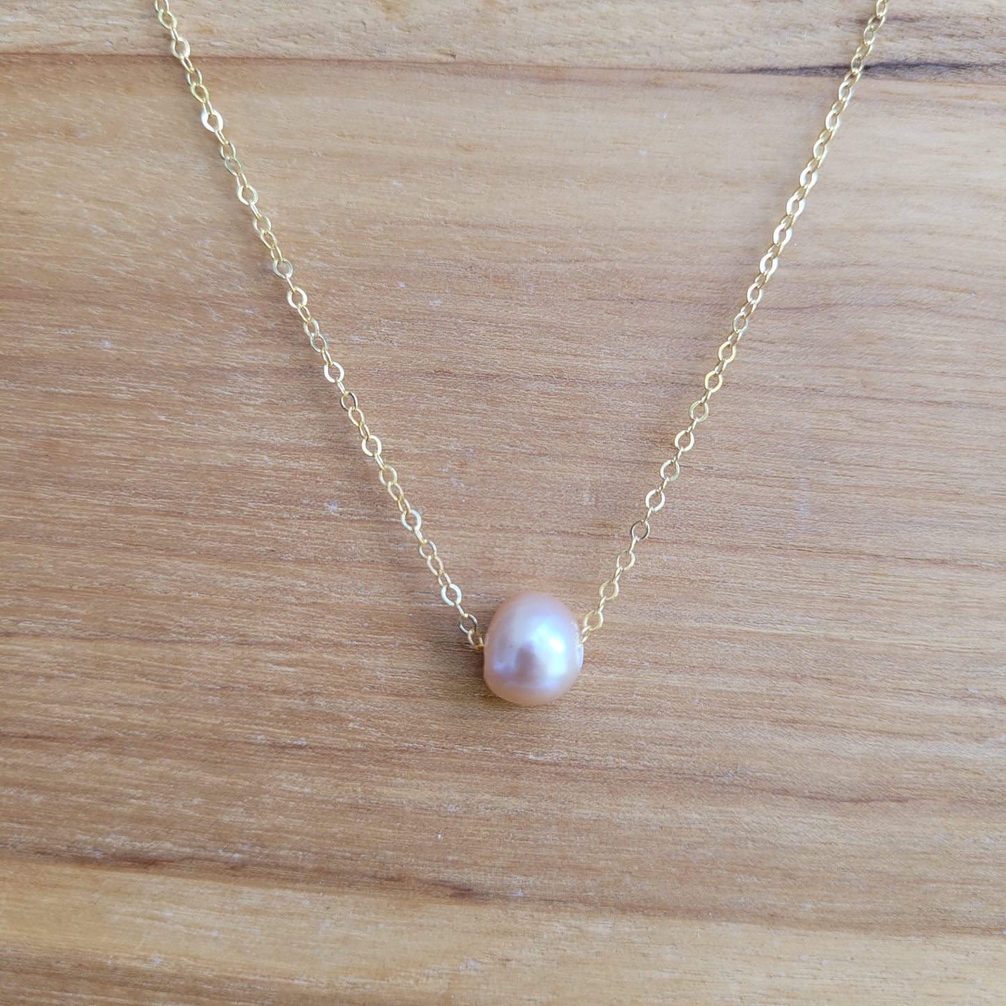 Floating Pearl Necklace