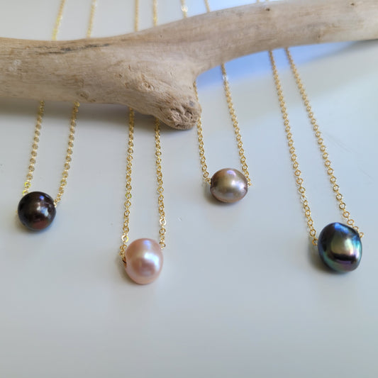 Floating Pearl Necklace