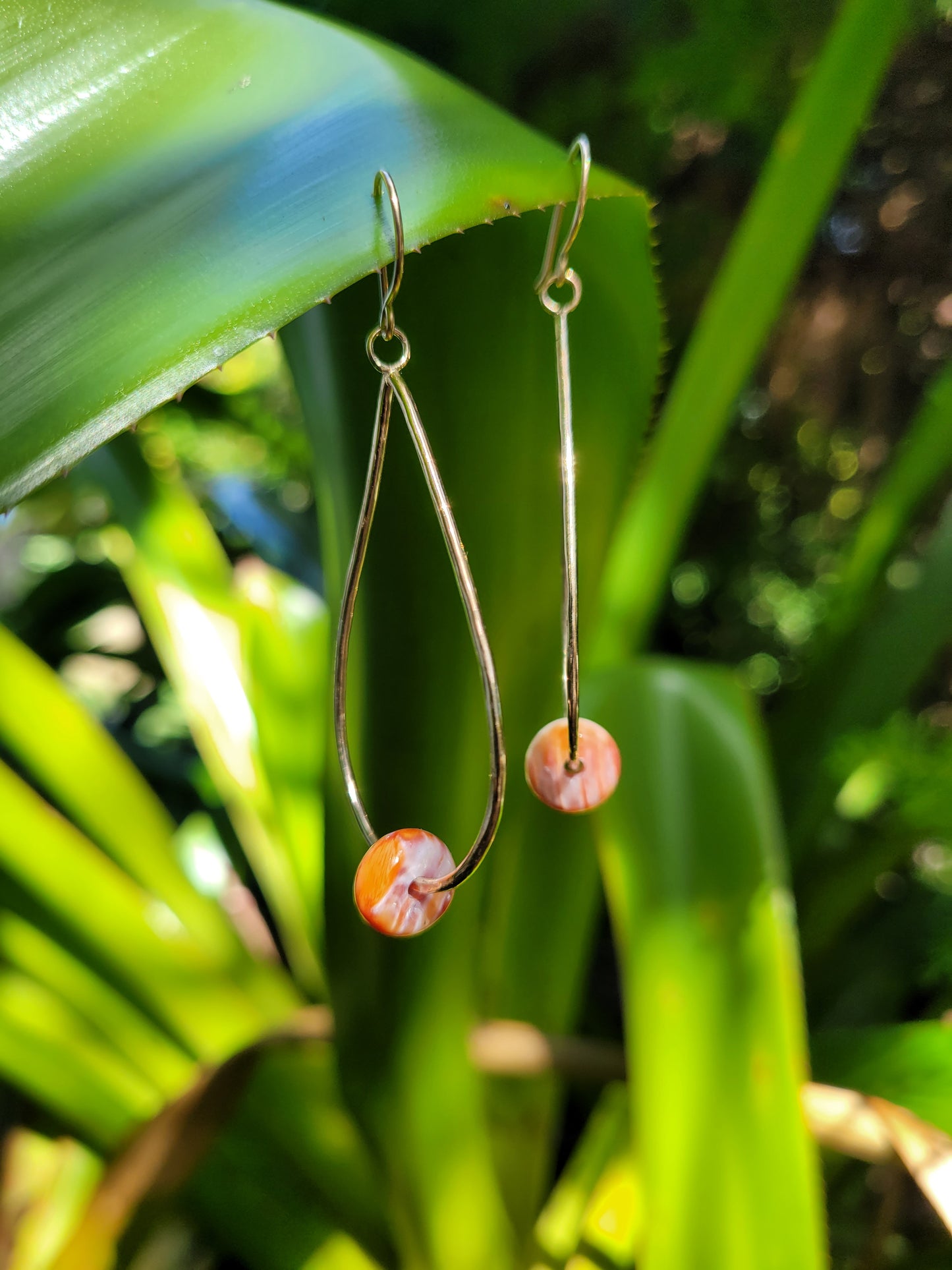 Spondylus Teardrop Earrings