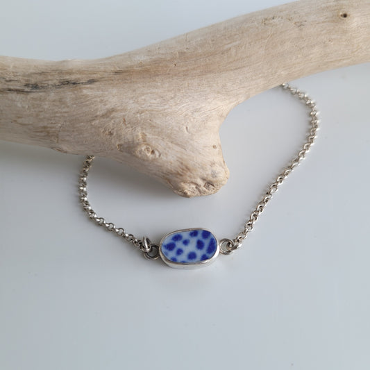 Blue Willow anklet