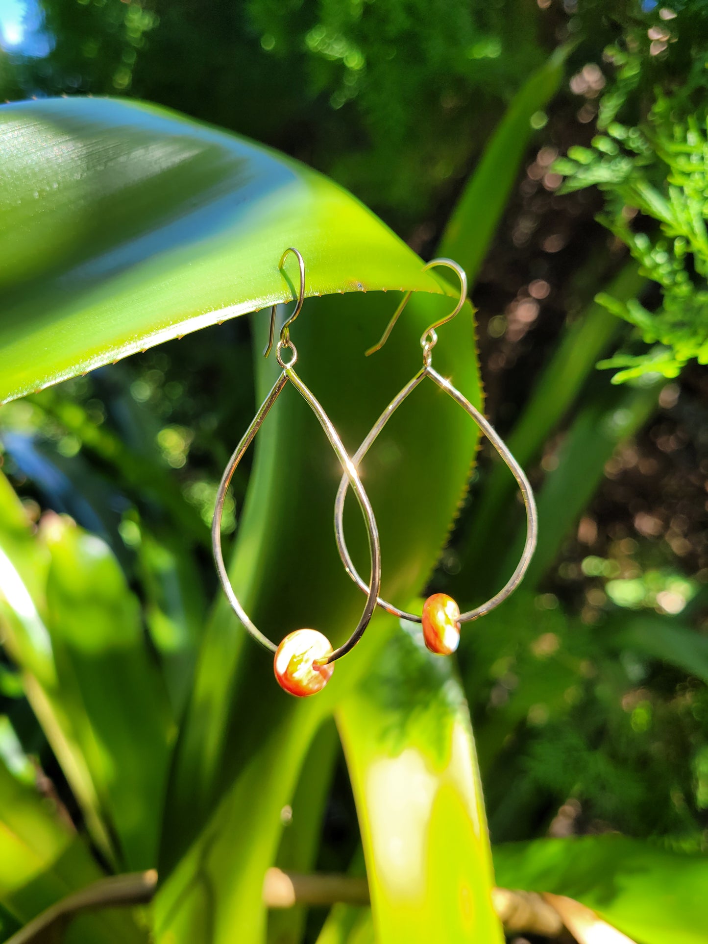 Spondylus Teardrop Earrings