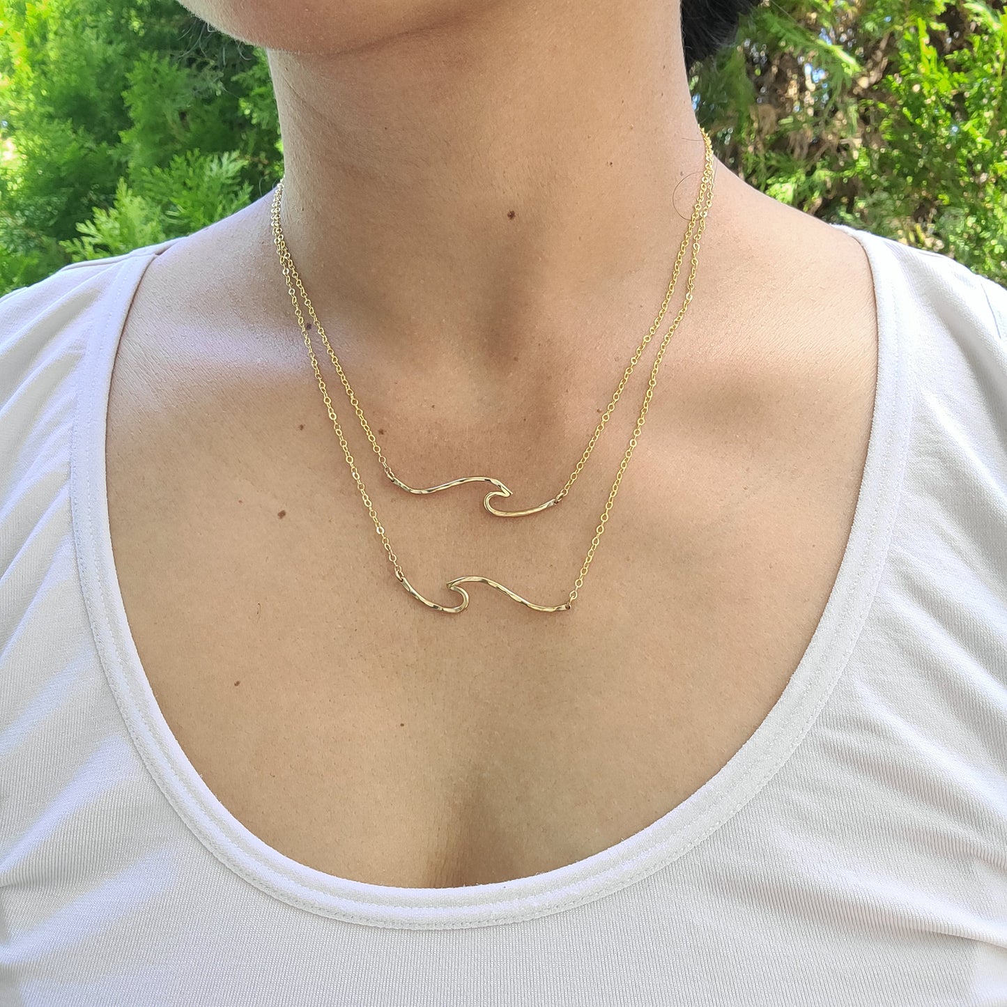 Gold Nåpu Necklace