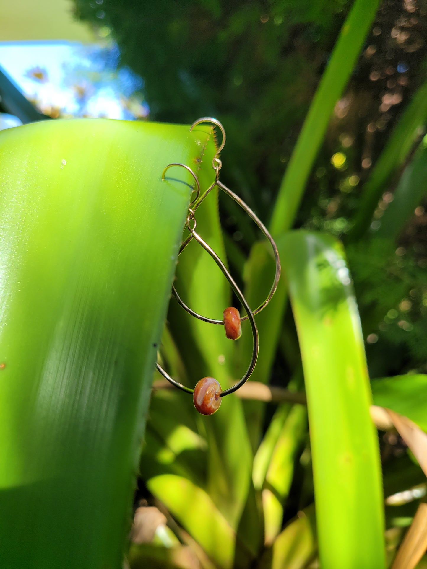 Spondylus Teardrop Earrings