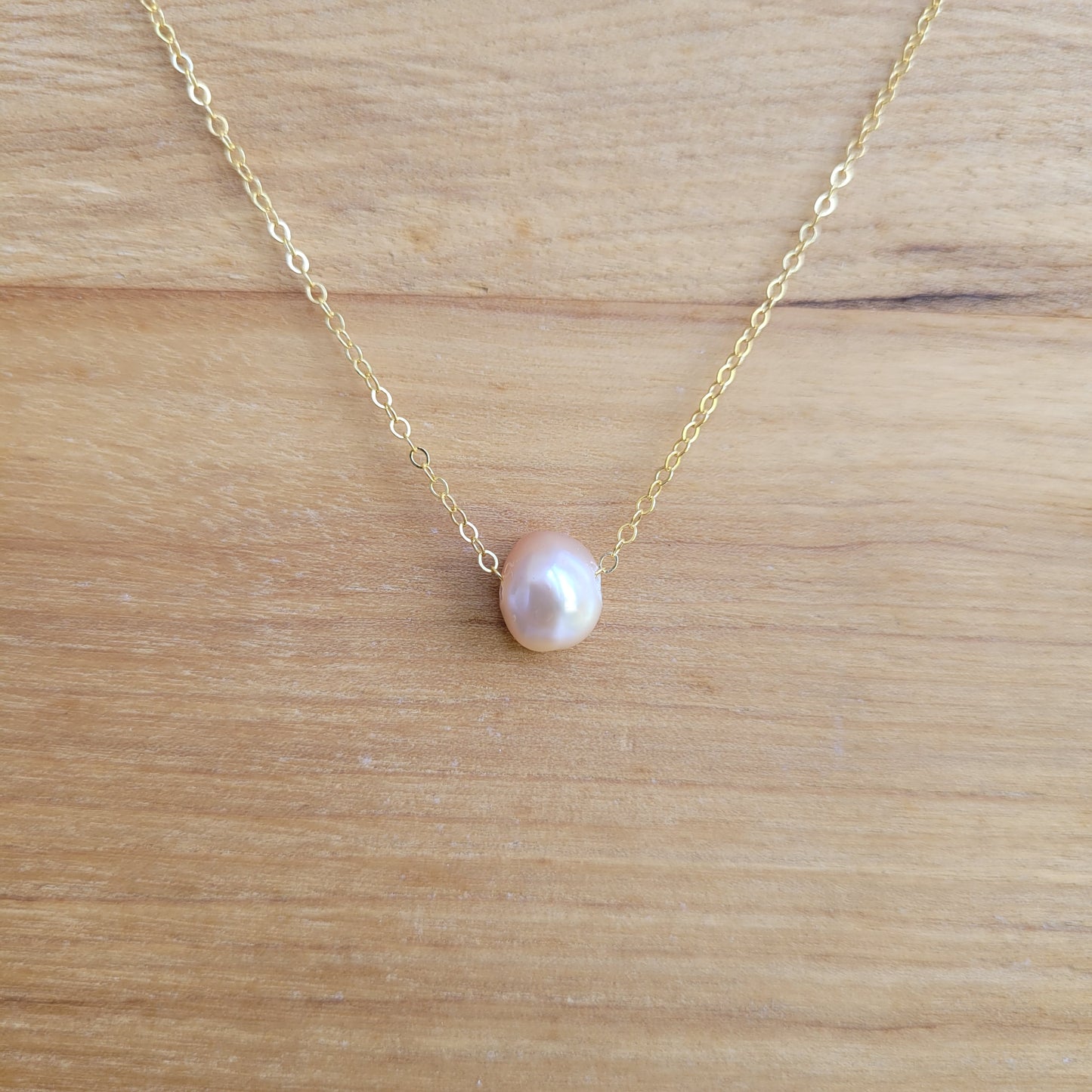 Floating Pearl Necklace