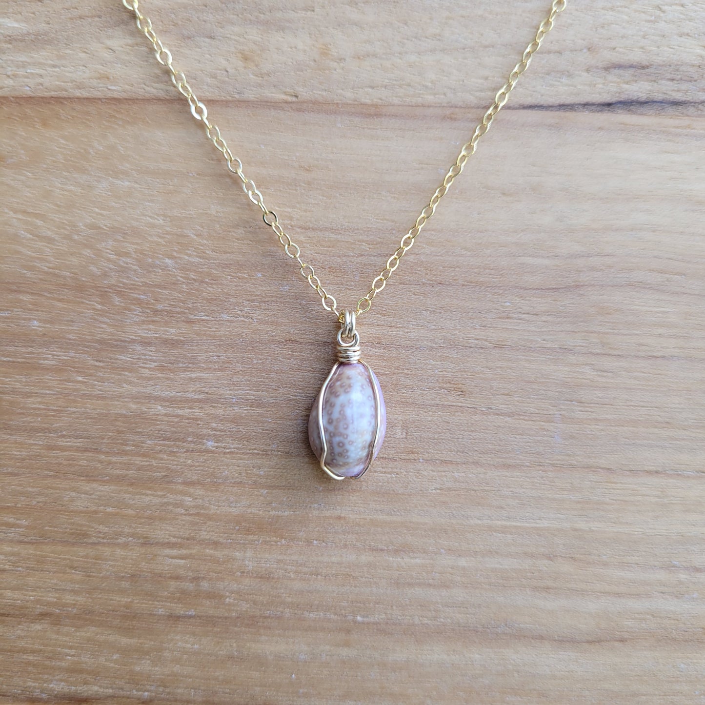 Gold Cowrie Necklace