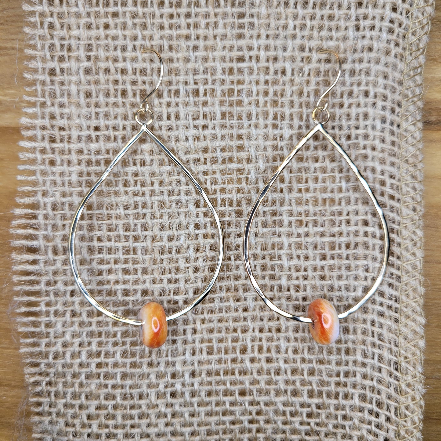 Spondylus Teardrop Earrings