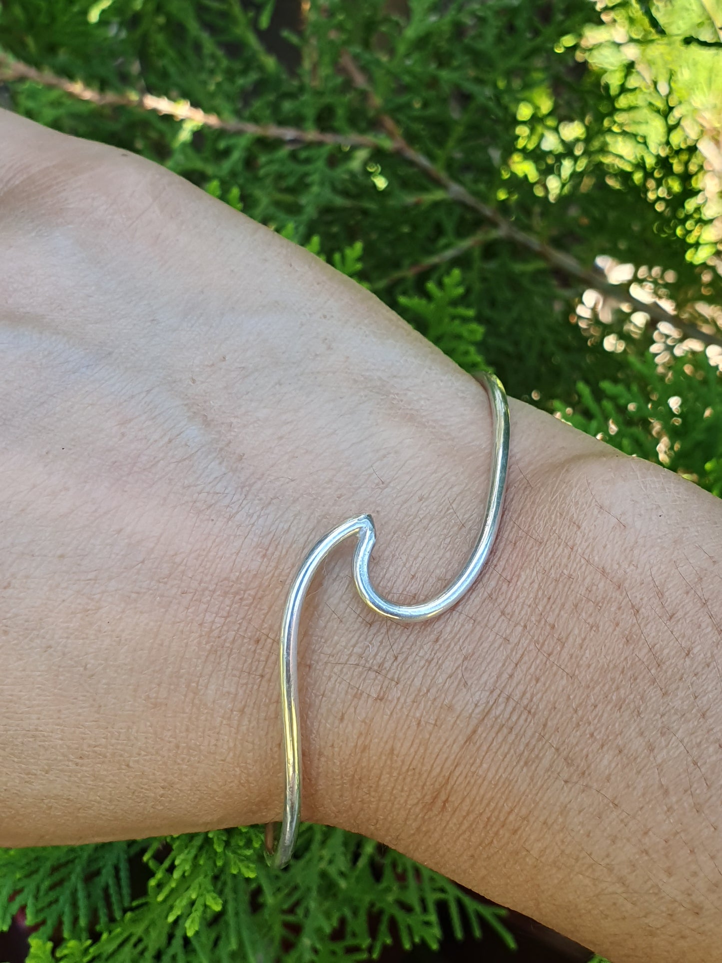 Silver Nåpu Bangle