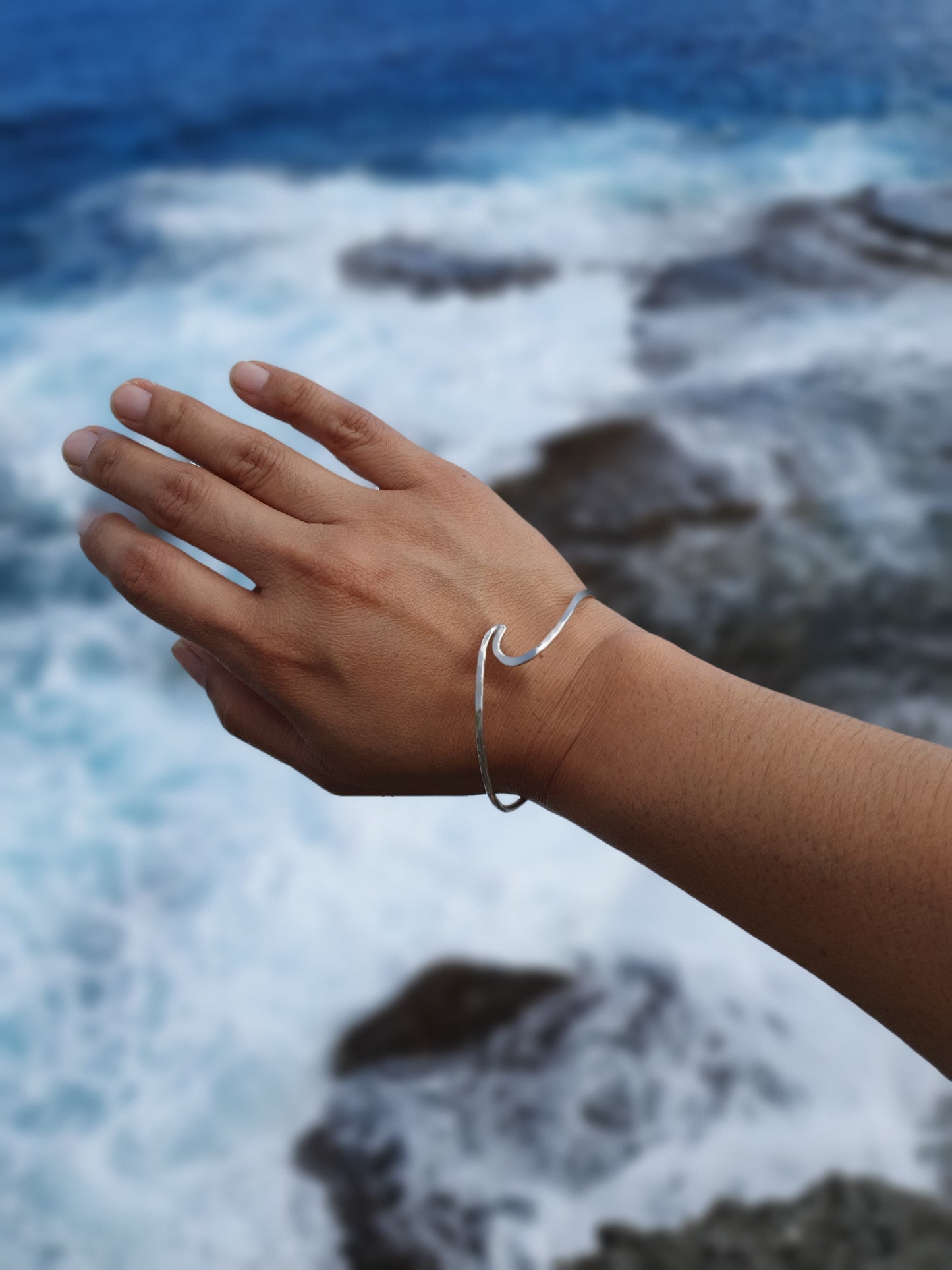 Silver Nåpu Bangle