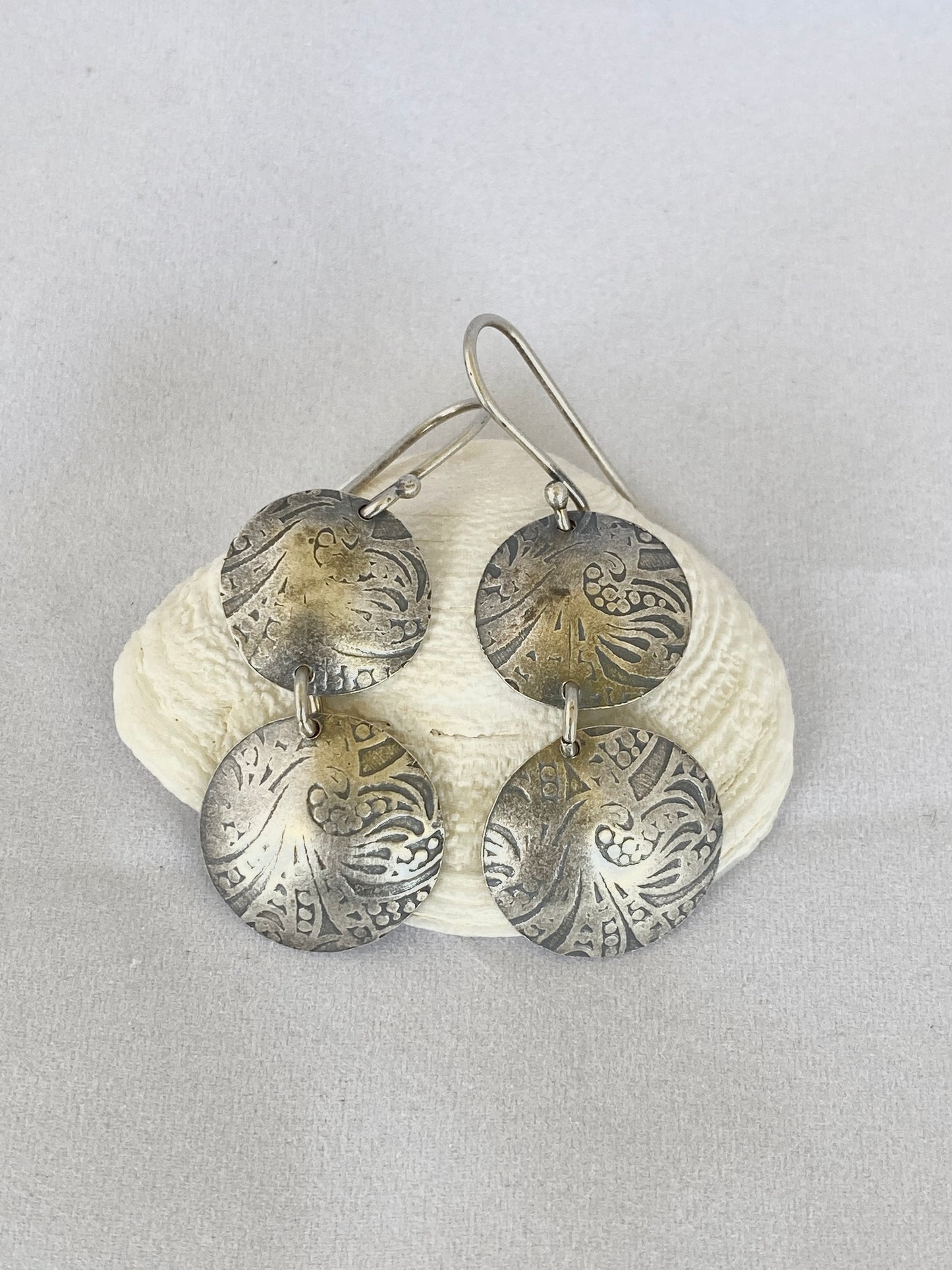 Breaker Waves Domed Earrings