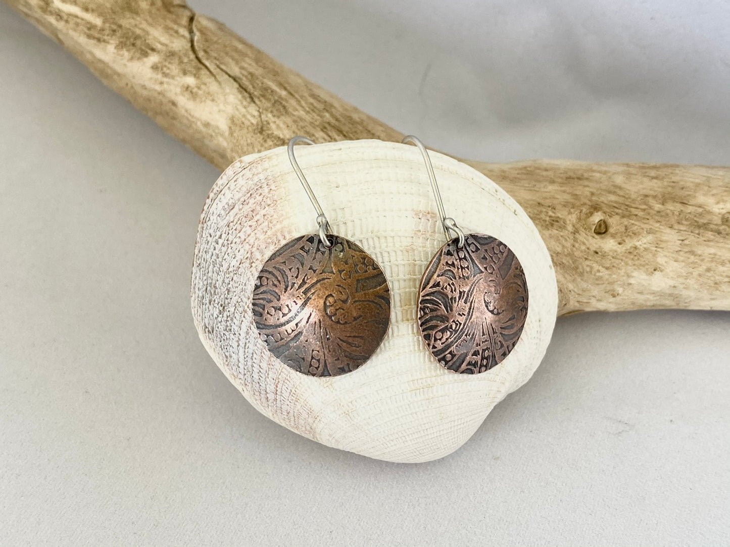 Breaker Waves Domed Earrings