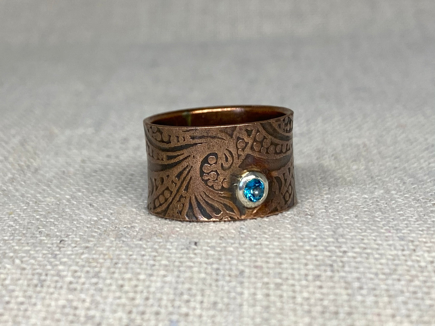 Breaker Waves Copper Ring