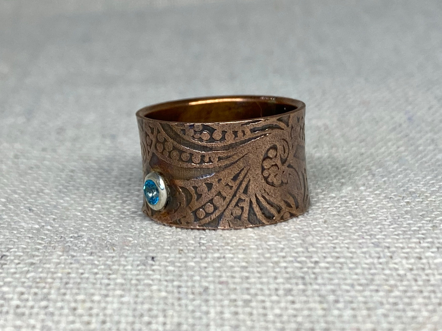 Breaker Waves Copper Ring