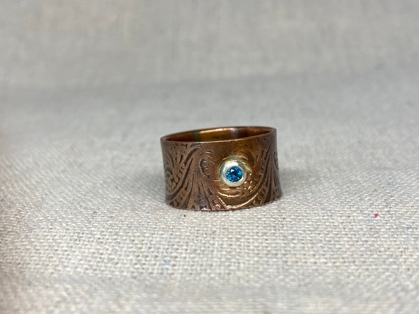 Breaker Waves Copper Ring