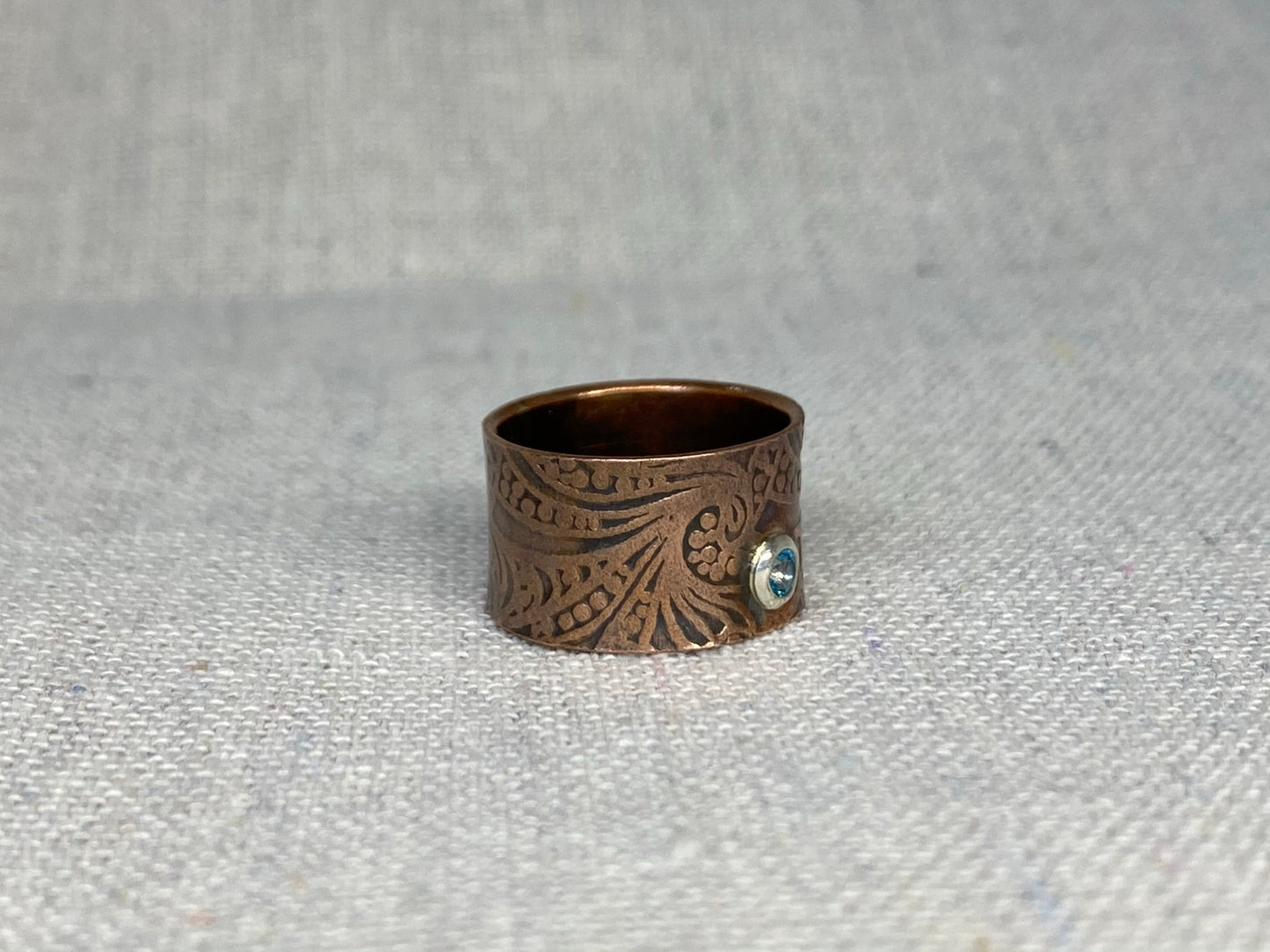 Breaker Waves Copper Ring