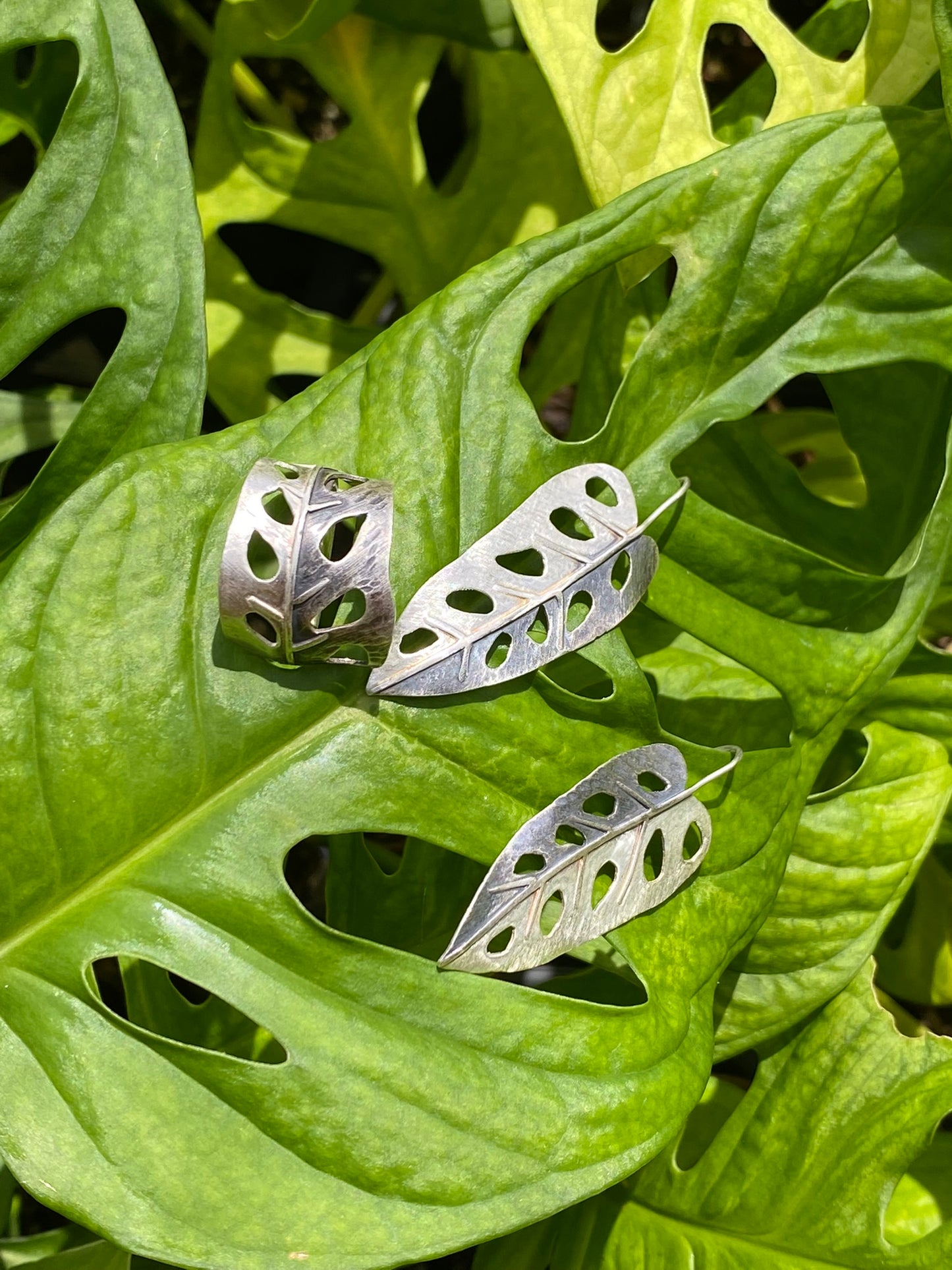 Monstera Adansonii Earrings