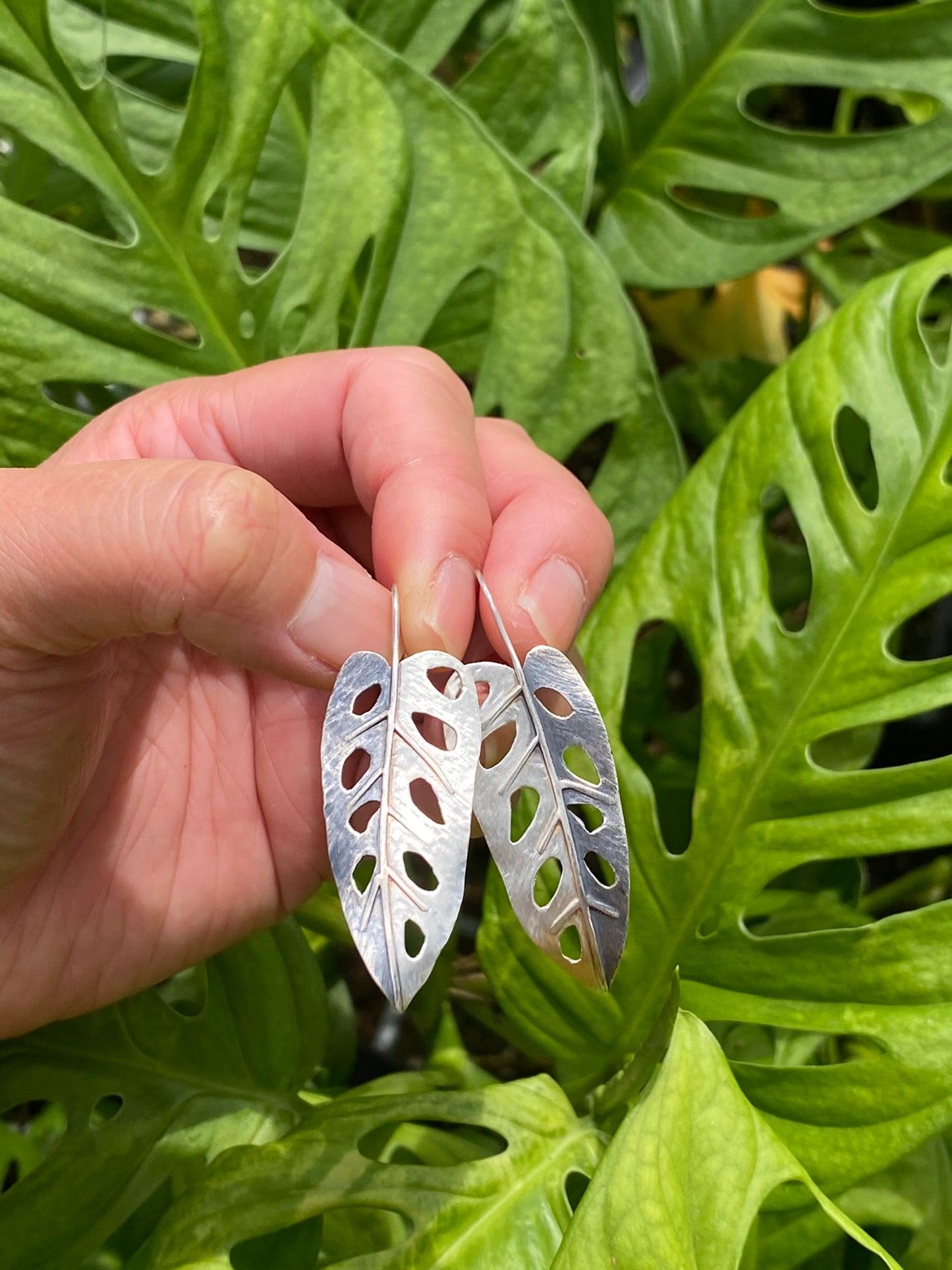 Monstera Adansonii Earrings