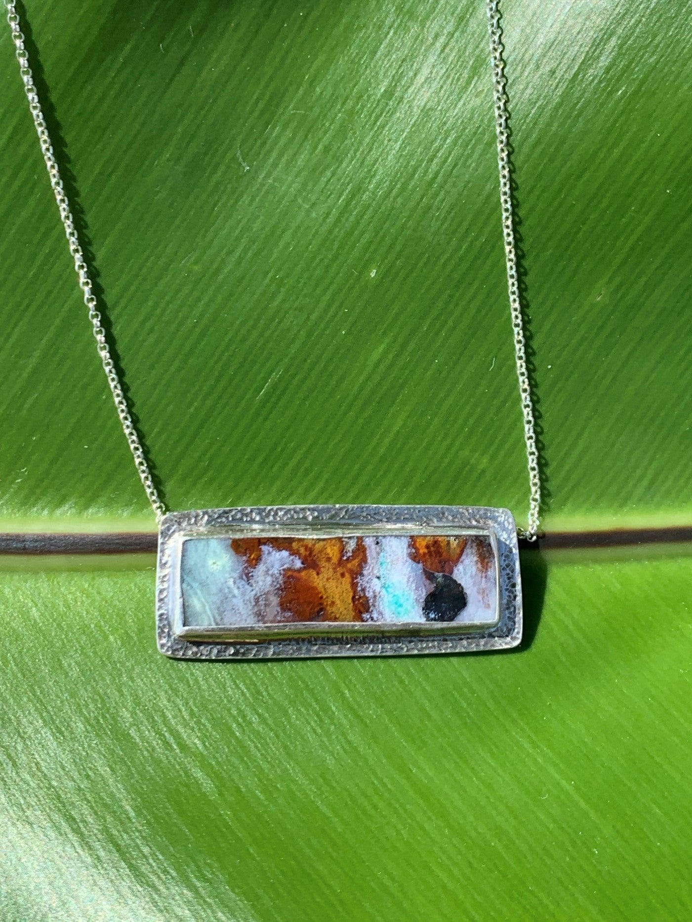 Petrified Wood Opal Necklaces