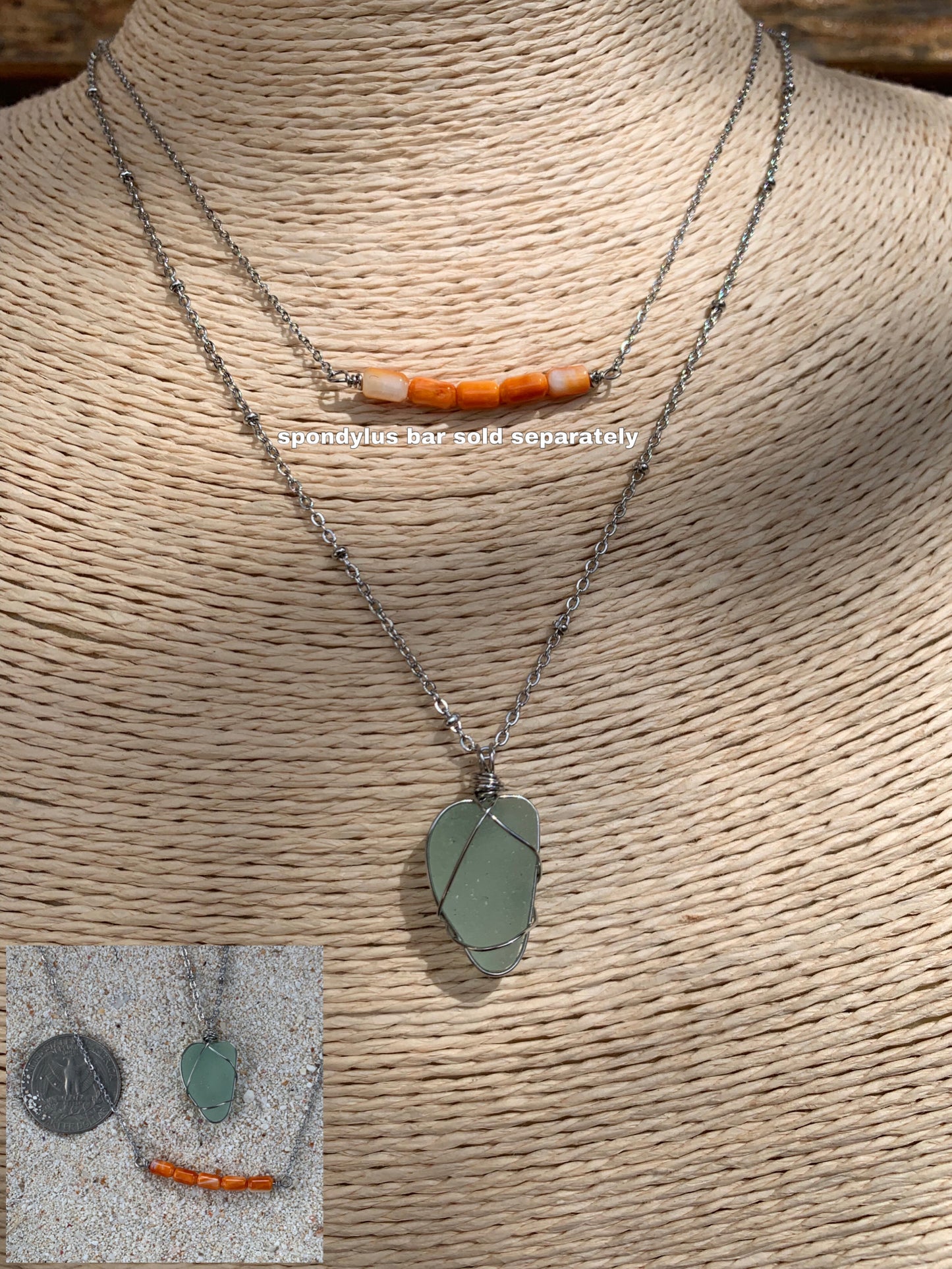 Northern Marianas Sea Glass Necklaces